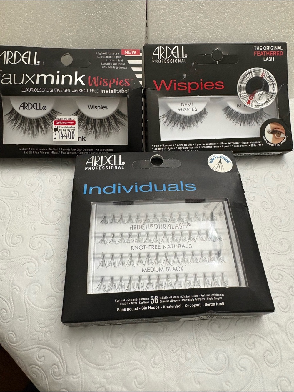 Ardell Black Faux Mink Wispies Lash Set